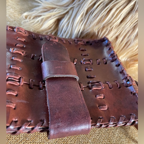 Vintage 1970s hand made in Hong Kong Genuine leather  handbag Stylcraft MIAMI - Picture 3 of 10